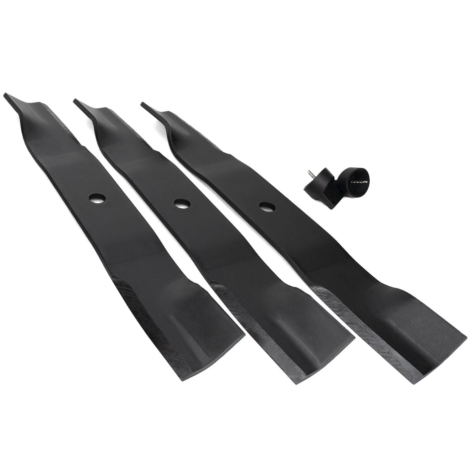 (3) OEM High Lift Mower Blades Fits Gravely Pro-Turn 52" 00450300