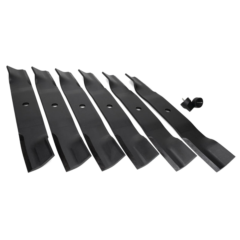 (6) OEM High Lift Mower Blades Fits Gravely 36" & 52" 00450300