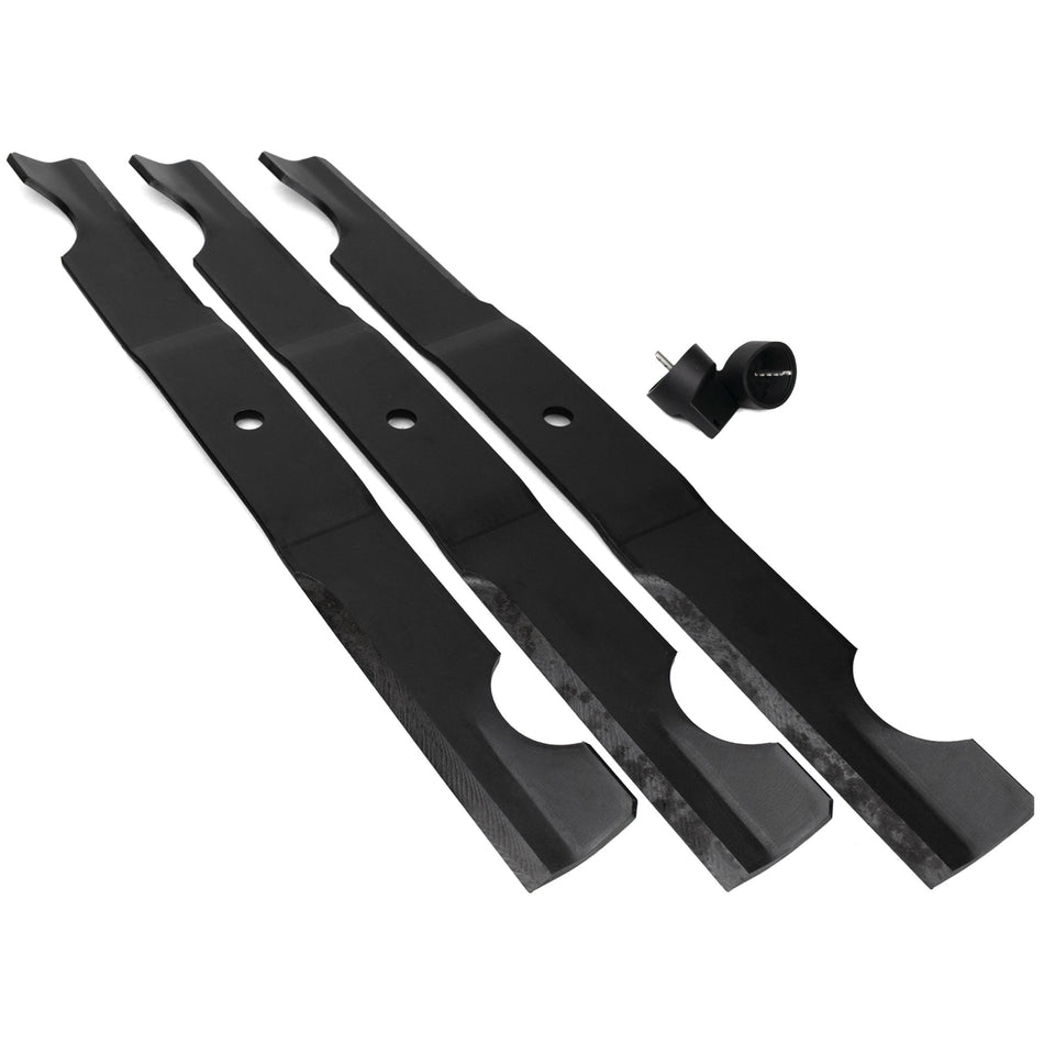 (3) OEM High Lift Mower Blades Fits Gravely Pro-Turn 72" 04774600