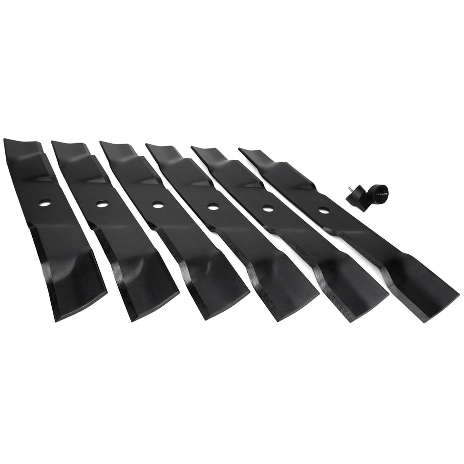 (6) OEM Mulching Mower Blades Fits Ariens & Gravely 32" 44" 48" 05244100